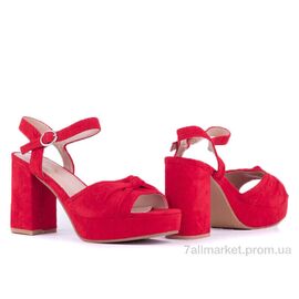 Босоніжки жіночі літні Літо Prime 143667 червоний (8 пар р.36-41) "Prime-Opt" недорого оптом від прямого постачальника