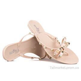 Шльопанці жіночі полегшені Літо Prime 143811 пудра (12 пар р.36-41) "Prime-Opt" недорого оптом від прямого постачальника