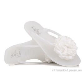 Шльопанці жіночі полегшені Літо Prime 143829 білий (12 пар р.36-41) "Prime-Opt" недорого оптом від прямого постачальника