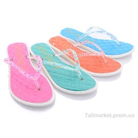 Шльопанці жіночі полегшені Літо 1716-2 mix (30 пар р.37-41) "Sydney" недорого оптом від прямого постачальника