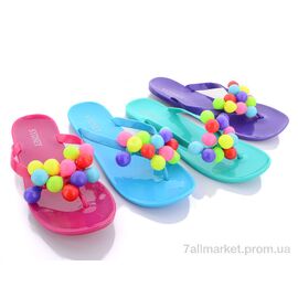 Шльопанці жіночі полегшені Літо T-258 mix (24 пар р.37-41) "Sydney" недорого оптом від прямого постачальника