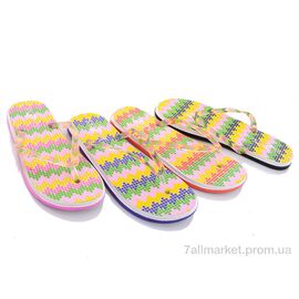 Шльопанці жіночі полегшені Літо 1712-W3 mix (30 пар р.37-41) "Sydney" недорого оптом від прямого постачальника
