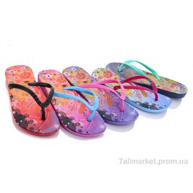 Шльопанці жіночі полегшені Літо 8026-8 mix (30 пар р.37-41) "Sydney" недорого оптом від прямого постачальника