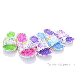 Фотография Шлепки детские летние Лето 309-8 mix (24 пар р.37-41) "Sydney" недорого оптом от прямого поставщика