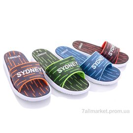 Фотография Шлепки детские летние Лето 749-30B mix (24 пар р.30-35) "Sydney" недорого оптом от прямого поставщика