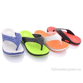 Фотография Шлепки детские летние Лето 1528-2 mix (24 пар р.30-35) "Sydney" недорого оптом от прямого поставщика
