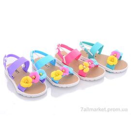 Фотография Босоножки детские летние Лето 005-4 mix (30 пар р.30-35) "Sydney" недорого оптом от прямого поставщика