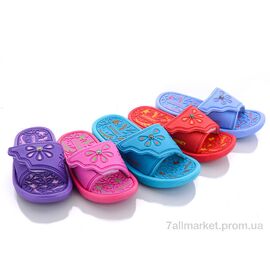 Фотография Шлепки детские летние Лето 126-2G1 mix (30 пар р.24-29) "Sydney" недорого оптом от прямого поставщика