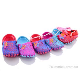 Крокси дитячі літні Літо 720G2 mix (36 пар р.20-25) "Sydney" недорого оптом від прямого постачальника