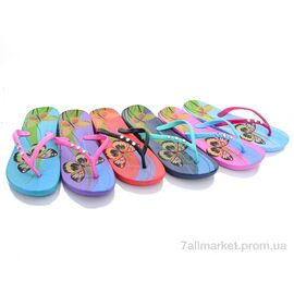 Фотография Шлепки женские облегченные Лето 8026-9 mix (30 пар р.37-41) "Sydney" недорого оптом от прямого поставщика
