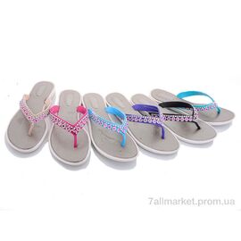 Фотография Шлепки женские облегченные Лето 1803 mix (30 пар р.37-41) "Sydney" недорого оптом от прямого поставщика