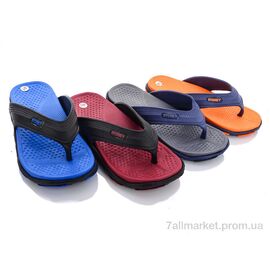 Фотография Шлепки детские летние Лето 546Y mix (24 пар р.37-41) "Sydney" недорого оптом от прямого поставщика