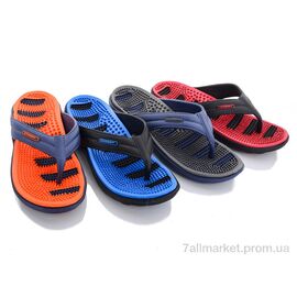 Фотография Шлепки детские летние Лето 330Y mix (24 пар р.37-41) "Sydney" недорого оптом от прямого поставщика