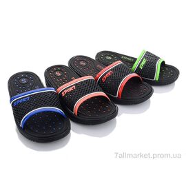 Фотография Шлепки детские летние Лето 752-18B mix (24 пар р.30-35) "Sydney" недорого оптом от прямого поставщика