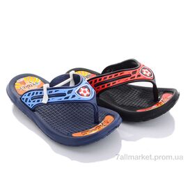 Фотография Шлепки детские летние Лето 3238-2 mix (36 пар р.30-35) "Sydney" недорого оптом от прямого поставщика