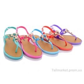 Фотография Босоножки детские летние Лето 002 mix (30 пар р.30-35) "Sydney" недорого оптом от прямого поставщика