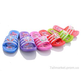 Фотография Шлепки детские летние Лето 3233-3B mix (36 пар р.30-35) "Sydney" недорого оптом от прямого поставщика