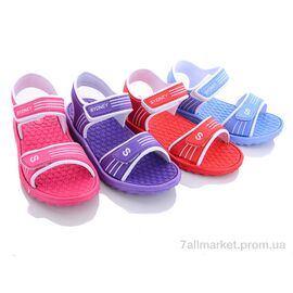 Фотография Босоножки детские летние Лето 132-3G mix (24 пар р.30-35) "Sydney" недорого оптом от прямого поставщика