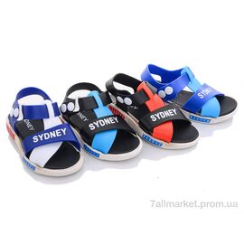 Фотография Сандалии детские летние Лето 1598 mix (36 пар р.24-29) "Sydney" недорого оптом от прямого поставщика