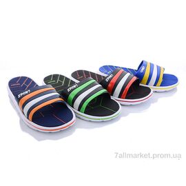 Фотография Шлепки детские летние Лето 855-1L mix (24 пар р.36-41) "Sydney" недорого оптом от прямого поставщика