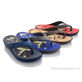 Шльопанці чоловічі пляжні Літо M01 mix (24 пар р.40-45) "Sydney" недорого оптом від прямого постачальника