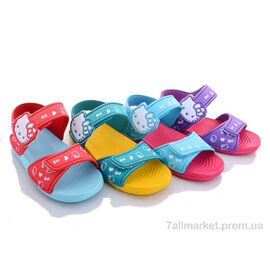 Фотография Босоножки детские летние Лето 10685G mix (30 пар р.30-35) "Sydney" недорого оптом от прямого поставщика