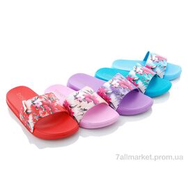 Фотография Шлепки детские летние Лето 649-16G mix (30 пар р.30-35) "Sydney" недорого оптом от прямого поставщика