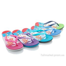 Фотография Шлепки детские летние Лето LB8022G mix (30 пар р.30-35) "Sydney" недорого оптом от прямого поставщика