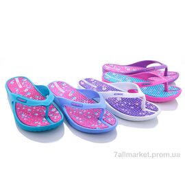 Фотография Шлепки женские облегченные Лето 379-22 mix (24 пар р.37-41) "Sydney" недорого оптом от прямого поставщика