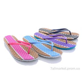 Фотография Шлепки женские облегченные Лето 8011-2 mix (24 пар р.37-41) "Sydney" недорого оптом от прямого поставщика