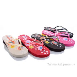 Фотография Шлепки женские облегченные Лето LE4 mix (24 пар р.36-40) "Sydney" недорого оптом от прямого поставщика