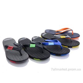 Фотография Шлепки детские летние Лето M7023L-1 mix (37-41) (24 пар р.37-41) "Sydney" недорого оптом от прямого поставщика