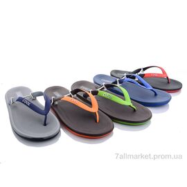 Шльопанці чоловічі пляжні Літо 3290 mix (36 пар р.40-45) "Sydney" недорого оптом від прямого постачальника
