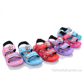 Фотография Босоножки детские летние Лето 1093-16G1 mix (36 пар р.24-29) "Sydney" недорого оптом от прямого поставщика