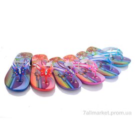 Фотография Шлепки детские летние Лето 3162-1N mix (36 пар р.24-29) "Sydney" недорого оптом от прямого поставщика