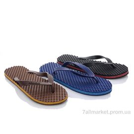 Шльопанці чоловічі пляжні Літо M0 mix (12 пар р.40-43) "Zelart" недорого оптом від прямого постачальника