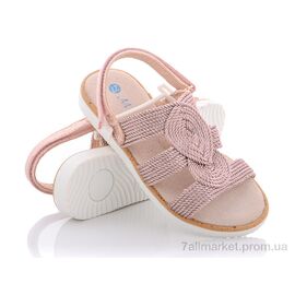 Босоніжки дитячі літні Літо 9042-24 серебро (8 пар р.26-31) "Эльффей" недорого оптом від прямого постачальника