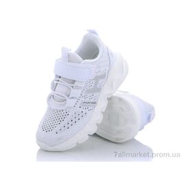 Кросівки дитячі модні Літо 19118B белый (6 пар р.27-32) "Эльффей" недорого оптом від прямого постачальника