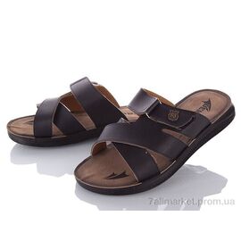 Шльопанці чоловічі пляжні Літо MKB6111-1 black (6 пар р.40-45) "DeMur" недорого оптом від прямого постачальника