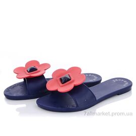 Шльопанці жіночі полегшені Літо A038 blue (6 пар р.36-40) "Class Shoes" недорого оптом від прямого постачальника