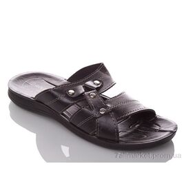 Шльопанці чоловічі пляжні Літо MGoldstar black (6 пар р.40-44) "DeMur" недорого оптом від прямого постачальника