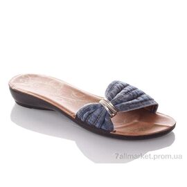 Шльопанці жіночі полегшені Літо W303-blue (6 пар р.36-40) "DeMur" недорого оптом від прямого постачальника