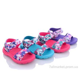 Фотография Босоножки детские летние Лето C1102-1G1 mix (24 пар р.24-29) "Sydney" недорого оптом от прямого поставщика