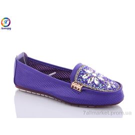 Фотография Балетки детские на девочку Лето 6078-7 (8 пар р.32-37) "Леопард" недорого оптом от прямого поставщика