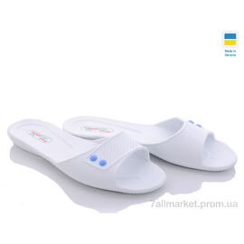 Шльопанці жіночі полегшені Літо Кредо Украіна ЕВА107 білий (10 пар р.36-40) "Vladimir" недорого оптом від прямого постачальника
