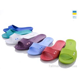 Шльопанці жіночі полегшені Літо Кредо Украіна ЕВА107 мікс (10 пар р.36-40) "Vladimir" недорого оптом від прямого постачальника