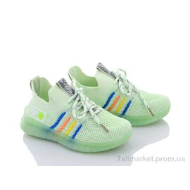 Фотография Кроссовки детские модные Лето 2015 green (6 пар р.27-32) "Violeta" недорого оптом от прямого поставщика