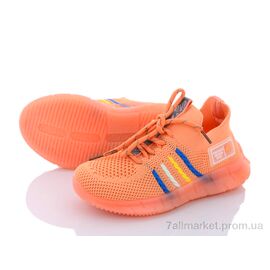 Фотография Кроссовки детские модные Лето 2015 orange (6 пар р.27-32) "Violeta" недорого оптом от прямого поставщика