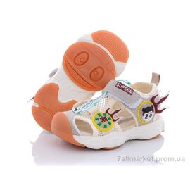 Сандалії дитячі літні Літо BD2005-3 белый (8 пар р.22-26) "Class Shoes" недорого оптом від прямого постачальника