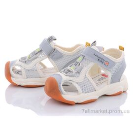 Сандалії дитячі літні Літо BD2009-3 бел./з. (8 пар р.22-26) "Class Shoes" недорого оптом від прямого постачальника